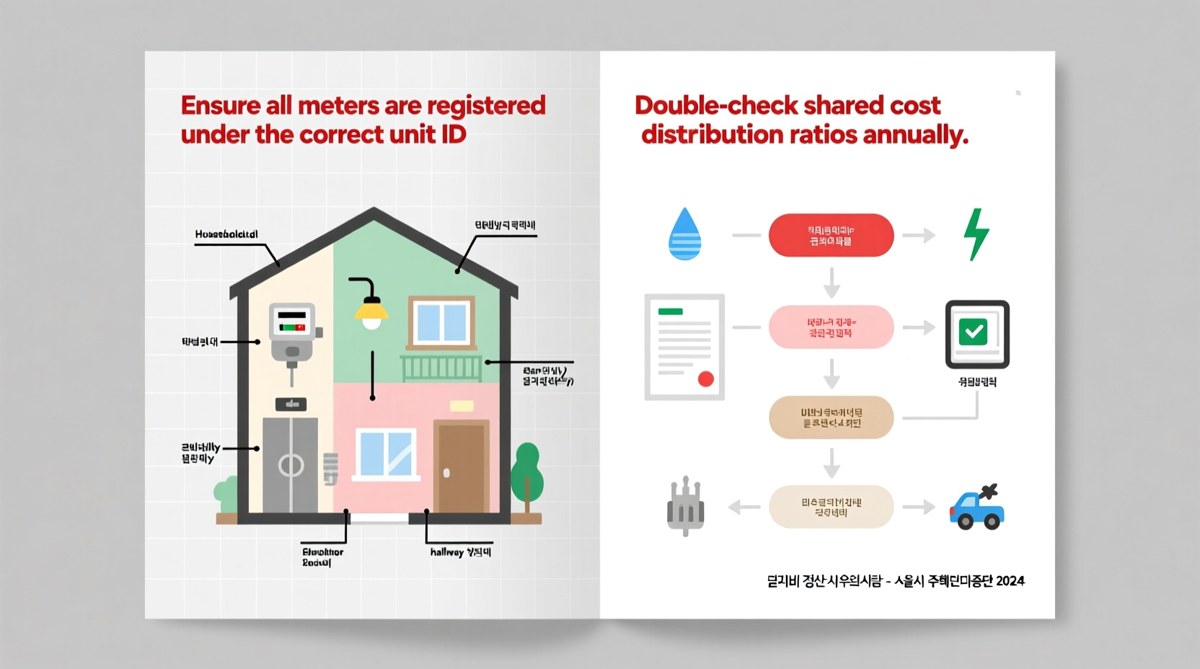 아파트 관리비 합산 가구와 계량기 등록 유의점